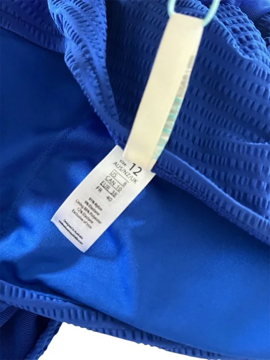 Sea Level Swim Messina One-Shoulder Tie Waist One-Piece Swimsuit NWOT sz
8 Blue - Picture 6 of 10